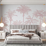 Wall murals Group of palm trees