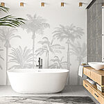 Wall mural Group of palm trees