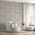 Wall murals Grey and white pattern