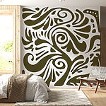 Wall murals Pattern of leaves and branches
