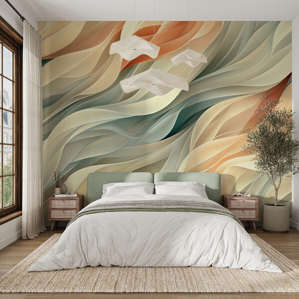 Whispering Colors of Serenity Wall mural Whispering Colors of Serenity