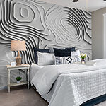 Wall murals White surface with lines and shapes