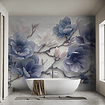 Wall mural Blossoming Elegance in Soft Shades