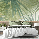 Wall murals Sunlit jungle through an artist’s eyes