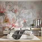 Wall murals Delicate blossoms in soft hues.