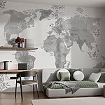 Wall mural Map of the world