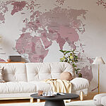 Wall mural Map of the world