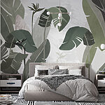 Wall murals Tropical Leaves in Stylish Hues