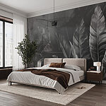Wall murals Silvery Leaves Whisper Secrets