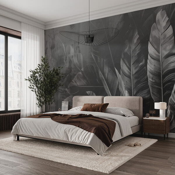 Silvery Leaves Whisper Secrets Wall murals Silvery Leaves Whisper Secrets