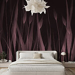 Wall murals Elegant abstract rose-toned shapes