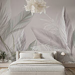 Wall murals Ethereal whispers in soft hues