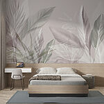 Wall mural Ethereal whispers in soft hues