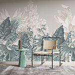 Wall murals Tropical Serenity in Pastel Shades