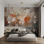 Wall murals Subtle Beauty in Artistic Bloom