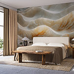 Wall murals Flowing Marble Through Light