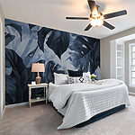 Wall murals Monochrome Jungle: Hidden Shades Revealed