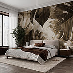 Wall murals Monochrome Elegance in Nature’s Form
