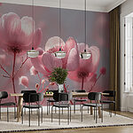 Wall murals Dreamy Blush Under Soft Light