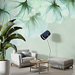 Wall mural Ethereal blooms in serene hues