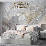 Wall murals Dew-kissed petals shine brightly