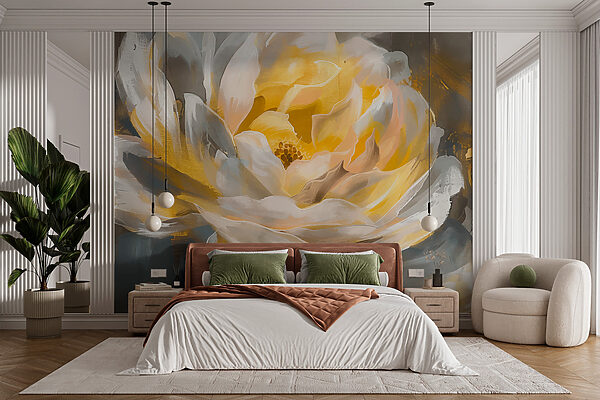 Wall murals Bright petals in artistic bloom (SKU: w01071) Wall murals Wall murals Bright petals in artistic bloom (SKU: w01071)