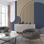 Wall murals Abstract shapes in harmonious balance