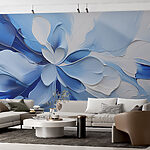Wall murals Elegance in Blue Tones