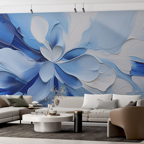 Elegance in Blue Tones Wall murals Elegance in Blue Tones