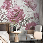 Wall murals Bloom in Shades of Serenity