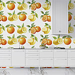 Wall murals Pattern of oranges and lemons