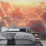 Wall murals Large group of clouds