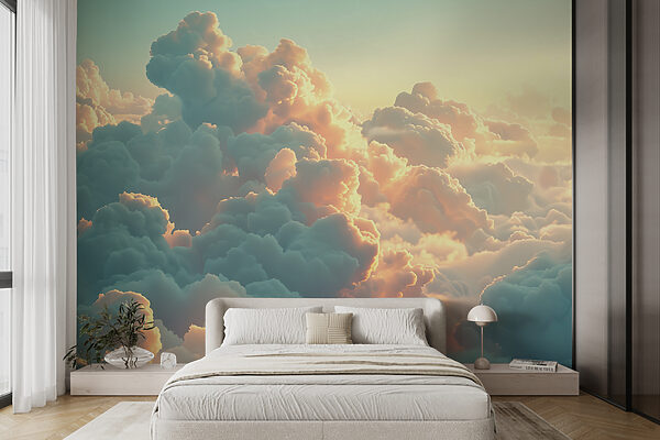 Large group of clouds Wall murals Large group of clouds