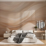 Wall murals Creamy waves of silky texture