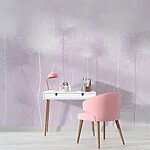 Wall mural Ethereal Blooms Dance Skyward
