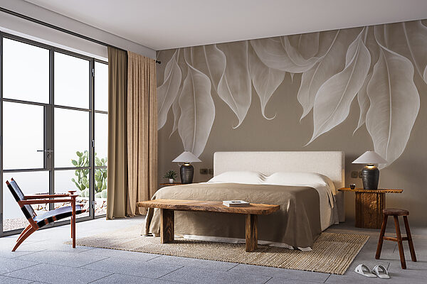 Elegant Waves of Nature’s Design Wall murals Elegant Waves of Nature’s Design