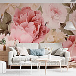 Wall murals Soft Blooms in Pastel Hues