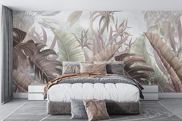 Tropical Blend of Nature’s Textures Wall murals Tropical Blend of Nature’s Textures