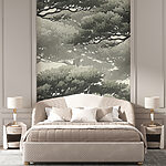 Wall murals Group of trees with many branches
