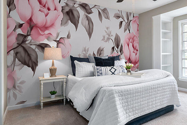 Wall murals Blushing Blooms in Soft Shades (SKU: w01736) Wall murals Wall murals Blushing Blooms in Soft Shades (SKU: w01736)
