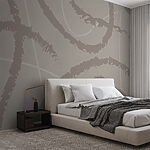 Wall murals Swirling patterns in earthy tones
