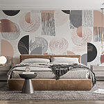 Wall murals Pattern of geometric shapes