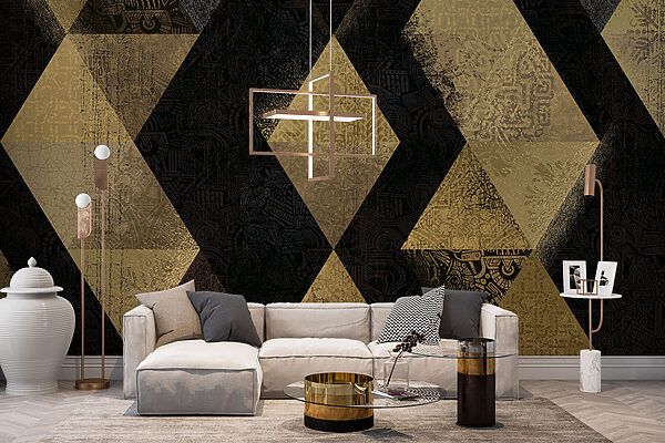 Shimmering Mosaic of Ancient Patterns Wall murals Shimmering Mosaic of Ancient Patterns