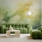 Wall murals Misty hues in dreamy flow