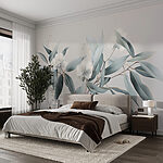 Wall murals Elegant floral art in bloom