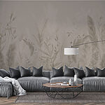 Wall murals Soft botanicals in muted tones