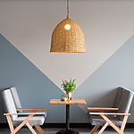 Wall murals White and blue triangle