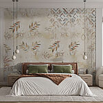 Wall murals Natural patterns in soft hues