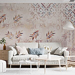 Wall murals Nature-inspired abstract pattern design.