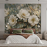 Wall murals Beautiful blossoms in soft tones.